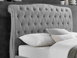 Limelight Rosa Ottoman Fabric Bed -Single-Grey - thumbnail 3