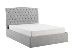 Limelight Rosa Ottoman Fabric Bed -Single-Grey - thumbnail 6