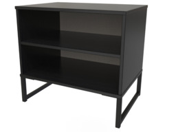 " Welcome Furniture Diego Double Open Midi Bedside Table-Dusk Grey" - thumbnail 7