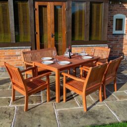 Rowlinson Willington Rectangular 6 Seat Set - thumbnail 1