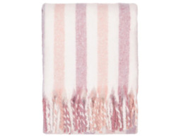 Wylder Beechwood Woven Stripe Throw -Camelia - thumbnail 3