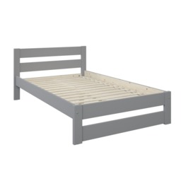 Noomi Tera Solid Wood Small Double Bed Grey (FSC-Certified) - thumbnail 5
