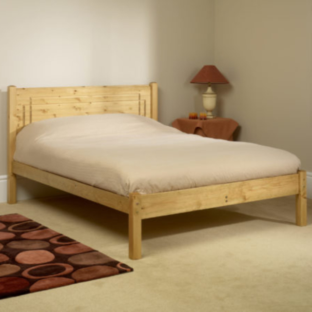 Friendship Mill Vegas Wooden Bed Frame Low Footboard - Kingsize - image 1