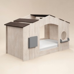 Flair Frankie Wooden House Bed - thumbnail 4