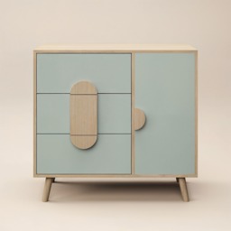 Flair Noah Chest of Drawers Sage Green & Oak - thumbnail 5