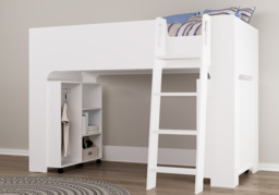 Flintshire Furniture Eden Mid Sleeper-White - thumbnail 1