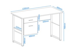 Alphason Cabrini Desk - thumbnail 6