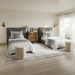 LPD Sunday Single Bed Linen Grey