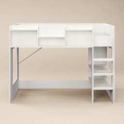 Flair Wizard Junior Mid High Sleeper Bed White - thumbnail 3