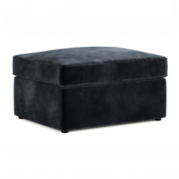 Jay-Be® Footstool Bed-Luxe Velvet Charcoal - thumbnail 1