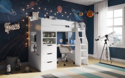 Flair Cosmic Storage High Sleeper White - thumbnail 5
