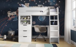Flair Cosmic Storage High Sleeper White - thumbnail 2