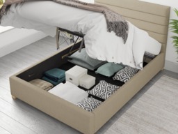 Aspire Kelly Ottoman Bed Eire Linen Natural - SuperKing - thumbnail 4