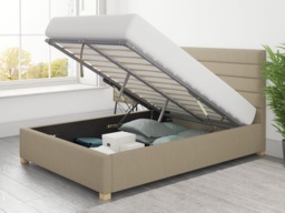 Aspire Kelly Ottoman Bed Eire Linen Natural - SuperKing - thumbnail 3