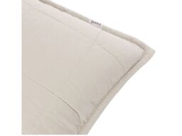 Yard Hebden Quilted Feather Cushion Stone - thumbnail 4