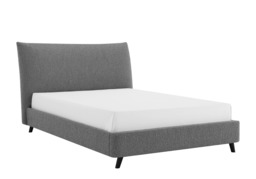 Limelight Luna Pillow Boucle Fabric Bed Frame-Dove Grey-Kingsize - thumbnail 4