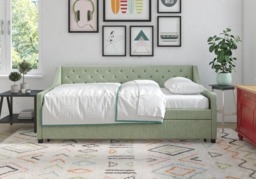 Novogratz Her Majesty Linen Daybed and Trundle-Grey - thumbnail 6