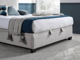 Kaydian Clifton Upholstered Ottoman Storage Bed Maskat Clay - Double - thumbnail 6