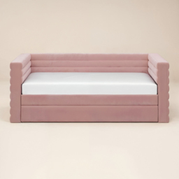 Flair Yuma Guest Bed Pink Velvet - thumbnail 4