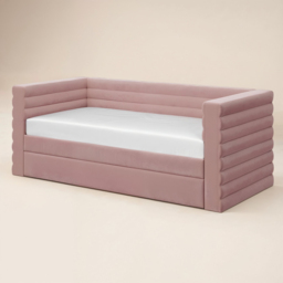 Flair Yuma Guest Bed Pink Velvet - thumbnail 5