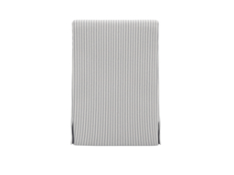 LPD Hettie Dining Chair with Cushion Grey Thin Stripe Cotton Blend - thumbnail 5