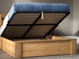 Emporia Beds Charnwood Solid Oak Ottoman-Kingsize - thumbnail 3
