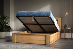 Emporia Beds Charnwood Solid Oak Ottoman-Kingsize - thumbnail 2