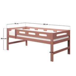 Flair Elijah Detachable Wooden Bunk Bed Pink - thumbnail 7