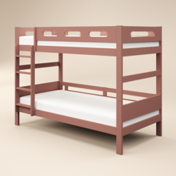 Flair Elijah Detachable Wooden Bunk Bed Pink - thumbnail 4