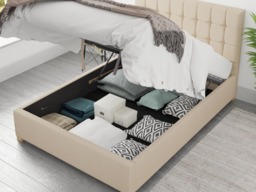 Aspire Sinatra Ottoman Bed Malham Weave Cream - SuperKing - thumbnail 4