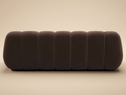 SOLACE+CO Macy Large 3 Seater Sofa Brown Velvet - thumbnail 5