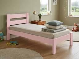 Mathy by Bols Stephane Single Bed Frame-Coral - thumbnail 2