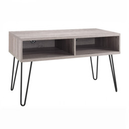 Dorel Owen Retro TV Stand-Weathered Oak - thumbnail 1