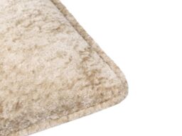 Paoletti Lustre Velvet 50 x 50cm Polyester Cushion-Champagne - thumbnail 4