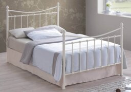 Time Living Alderley Metal Bed Frame-Black-Small Double (4'0) - thumbnail 2