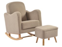 Bebe & Beyond Soother Nursing Chair and Stool Set Biscuit - thumbnail 2