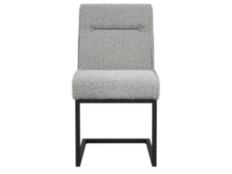 LPD Cleaver Tweed Cantilever Dining Chairs-Smoked Pearl - thumbnail 4