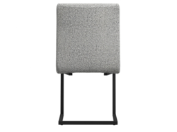 LPD Cleaver Tweed Cantilever Dining Chairs-Smoked Pearl - thumbnail 2