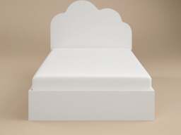 Flair Adara Ottoman Bed with Cloud Headboard White-Small Double - thumbnail 6