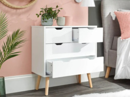 GFW Nyborg 2+2 Drawer Chest-Dark Grey - thumbnail 2