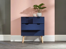 GFW Nyborg 2+2 Drawer Chest-Dark Grey - thumbnail 4