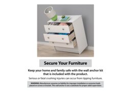 Novogratz Cache Metal Locker End Table-Blue - thumbnail 4
