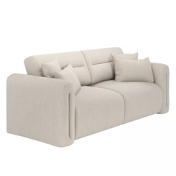 SOLACE+CO Mabel 3 Seater Sofa Beige Chenille - thumbnail 6
