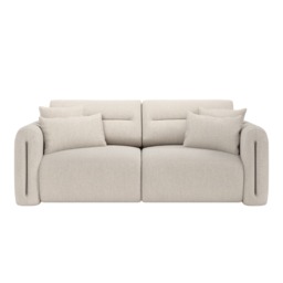 SOLACE+CO Mabel 3 Seater Sofa Beige Chenille - thumbnail 5