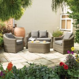 Rowlinson Bunbury Sofa Set Natural Weave - thumbnail 1