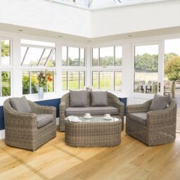 Rowlinson Bunbury Sofa Set Natural Weave - thumbnail 2