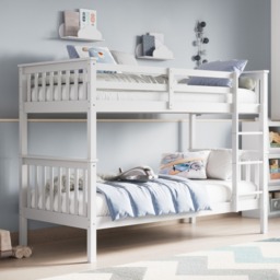 Flair Zoom Wooden Detachable Bunk Bed White - thumbnail 1