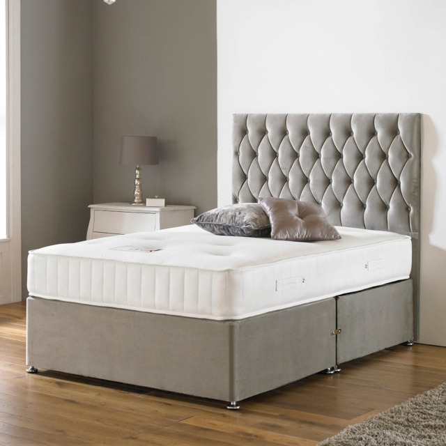 Myer Adams Hilton Divan Bed-Single-No Drawers - image 1