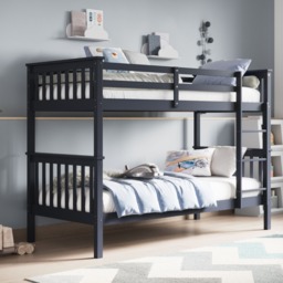 Flair Zoom Wooden Detachable Bunk Bed Grey - thumbnail 1