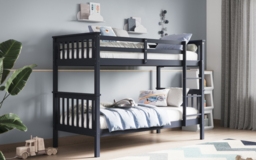 Flair Zoom Wooden Detachable Bunk Bed Grey - thumbnail 2